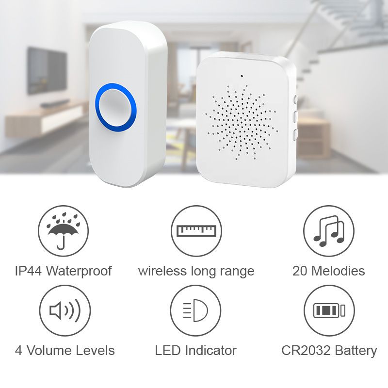 USB Voice Intelligent Home Wireless Control Fernbedienung Elektronesch Musek Dierklingel_voghion.com
