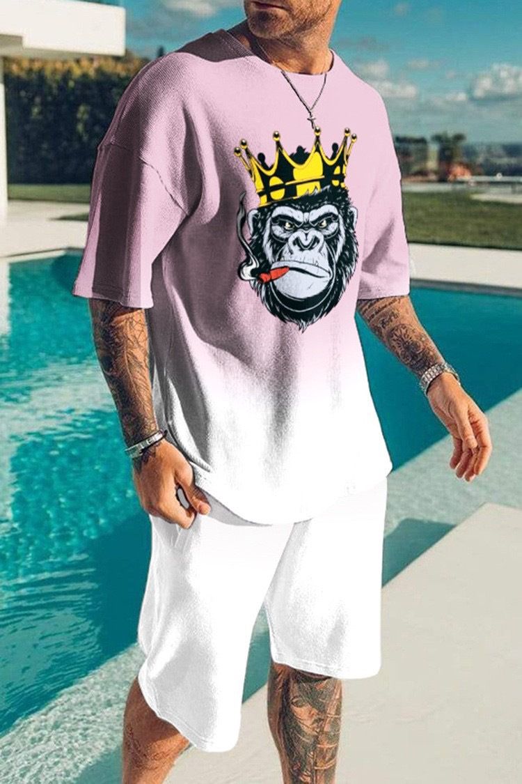 Maglietta unisex a maniche corte stampata in 3D, casual, alla moda, design personalizzato, pezzo unico, ordine minimo, estiva_voghion.com