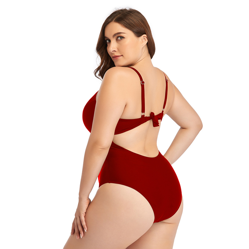 Maillot de bain une pièce sexy en maille, dos nu, amincissant, pour femmes_voghion.com