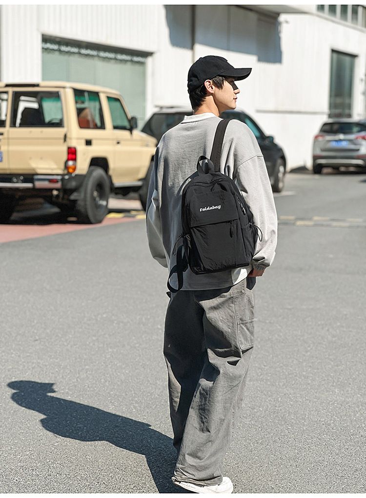 Sacs à dos pour hommes, nouveaux sacs de voyage simples et légers, petits sacs à dos pour filles, étudiants, déplacements scolaires_voghion.com