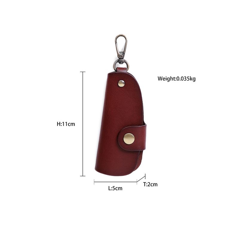 Echtes Leder Brieftasche Taille Hängen Hause Auto Männer Schlüssel Lagerung Tasche Top Schicht Rindsleder_voghion.com