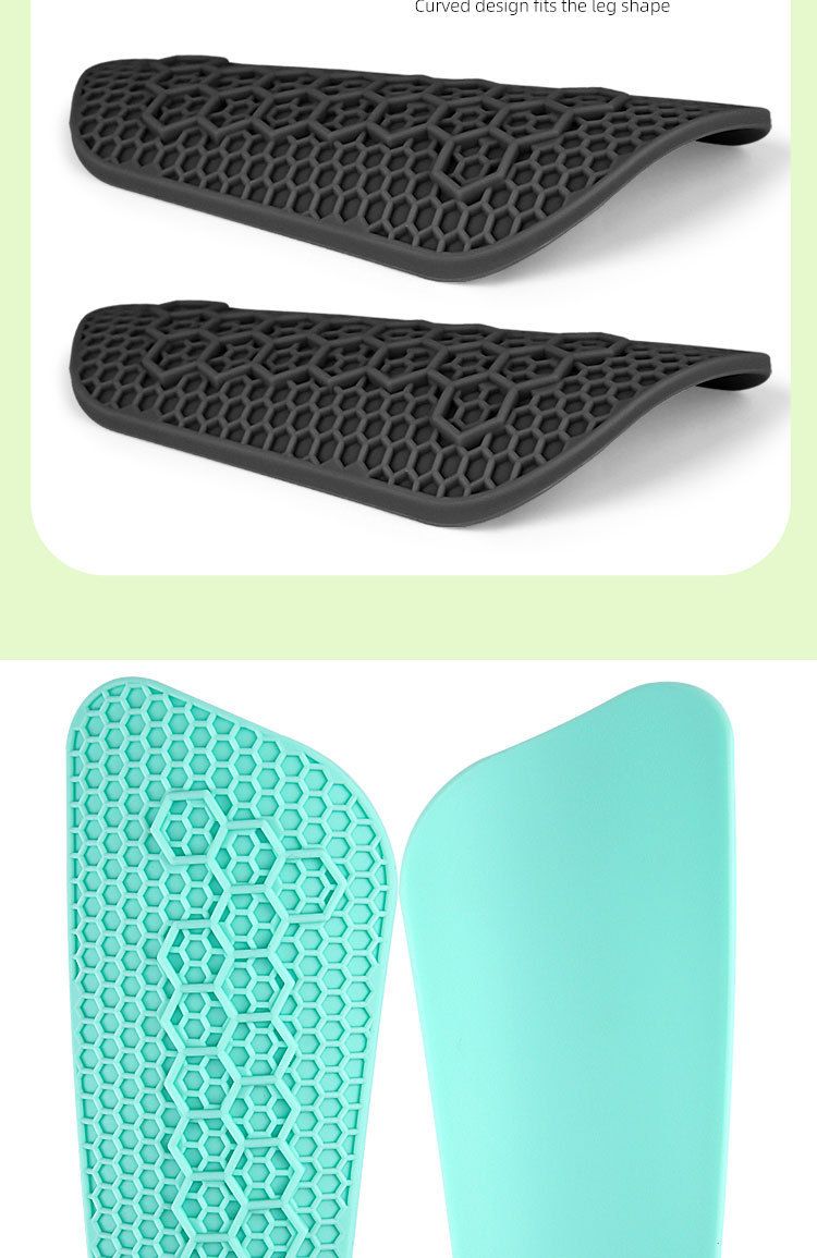 Protezione anticollisione in silicone per stinchi da calcio, inserto sportivo, protezione per polpacci da allenamento_voghion.com