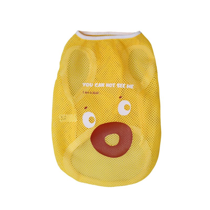 Dog Clothes Spring Summer Cool Mesh Bichon Golden Retriever Corgi Thin Breathable Cartoon Print Vest XS-6XL_voghion.com