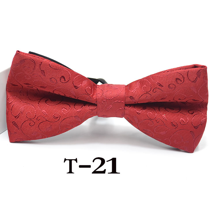 Men's Ties & Handkerchiefs business formal wear, jacquard bow tie, groom, best man, emcee, bow tie, ready stock wholesale available_voghion.com