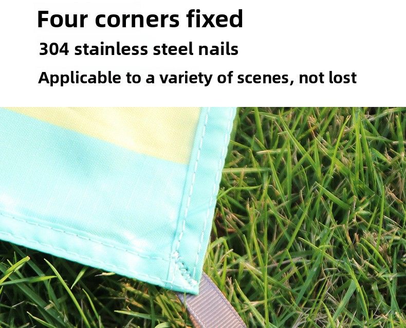 Tapis de sol léger et compact pour camping en plein air, pique-nique, tissu Oxford résistant à l'usure, imperméable et résistant à l'humidité_voghion.com