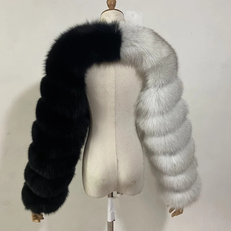 Cappotto in pelliccia da donna Pelliccia di volpe moda pelliccia sintetica cappotto autunno-inverno_voghion.com