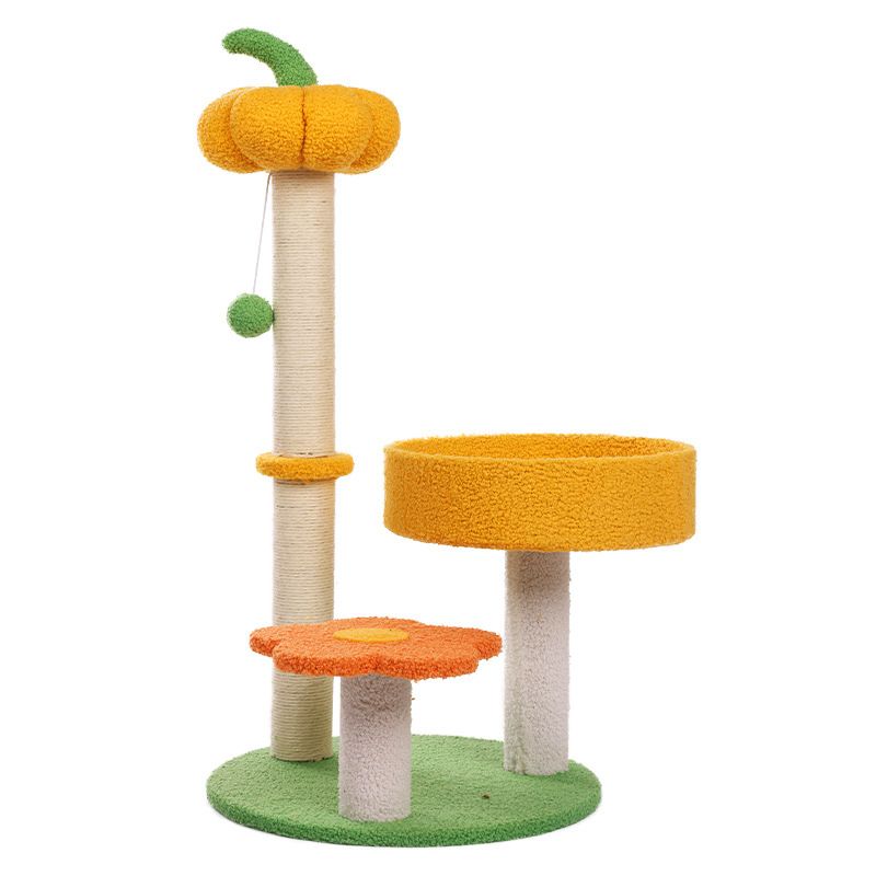 Marco de escalada interactivo para gatos con diseño divertido_voghion.com