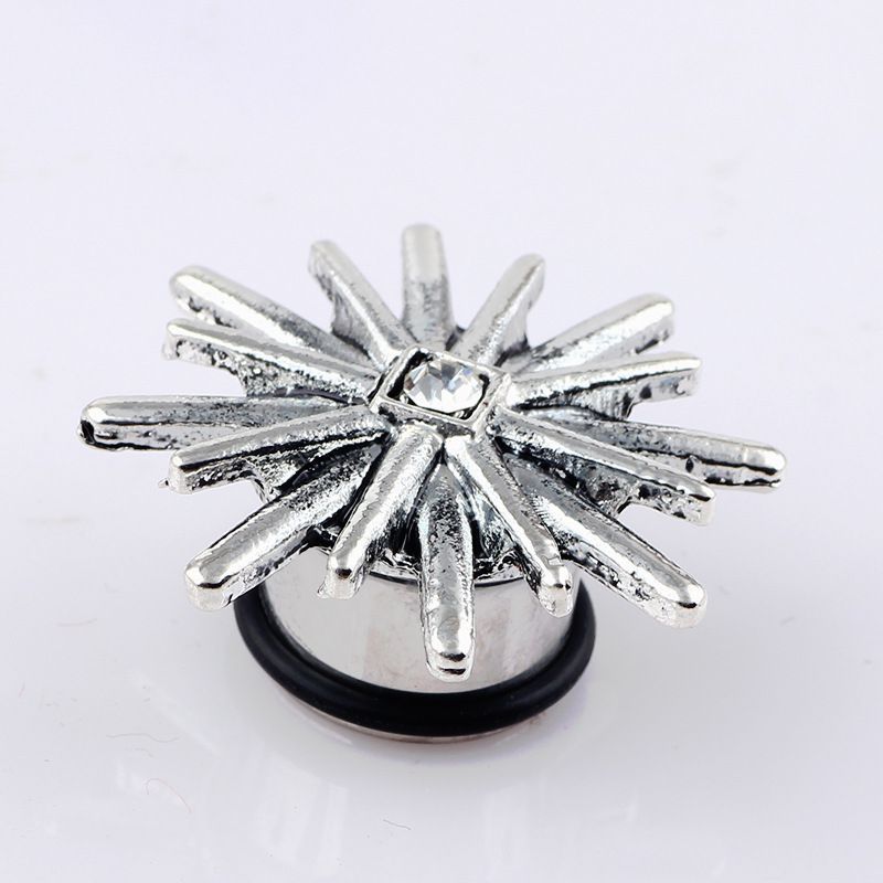 la Eight Shield Needle Expander Orecchio Piercing Gioielli_voghion.com