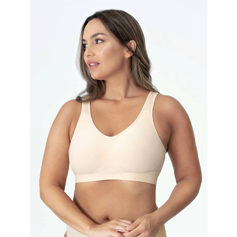 populaire grote glanzende zijden tanktop body-shaping bh zonder beugel voor vrouwen met grote borsten zonder sporen_voghion.com