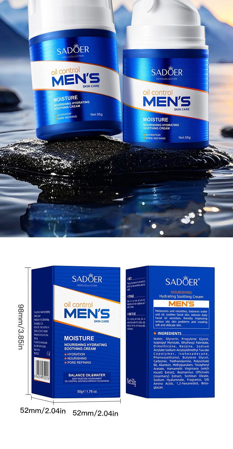 Men's Hydrating Moisturizing Face Cream_voghion.com