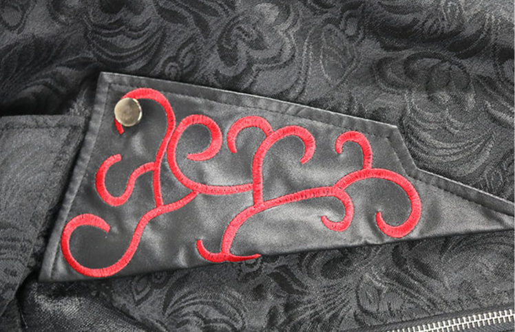 Medieval Halloween Retro Splicing Jacket Men's Gothic Dark_voghion.com