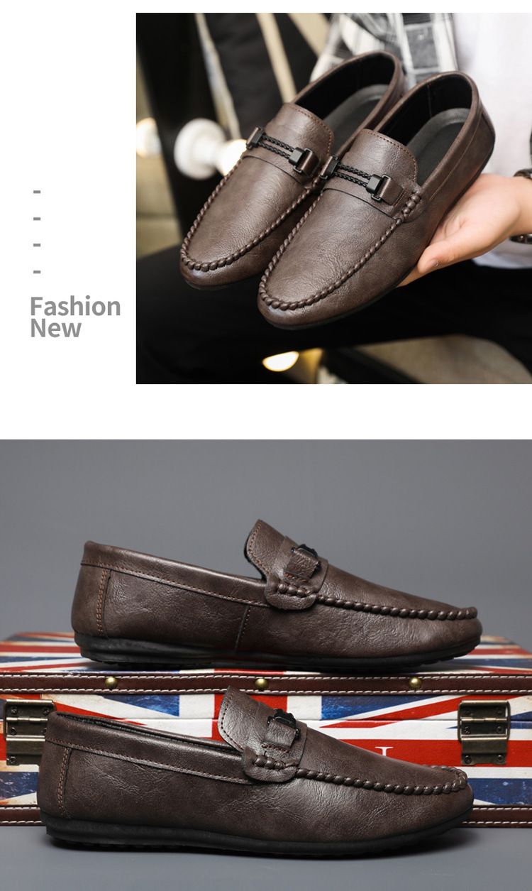Meeste Loafers Nahast kingad Meestele Vabaajajalatsid Mokassiinid Hingavad tossud Meeste Sõidujalatsid Comfort Flats_voghion.com