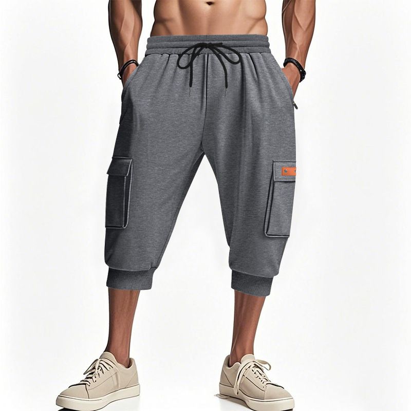 Été Style Américain Hommes Extérieur Décontracté Hip-Hop Sport Ample Simple Tendance_voghion.com