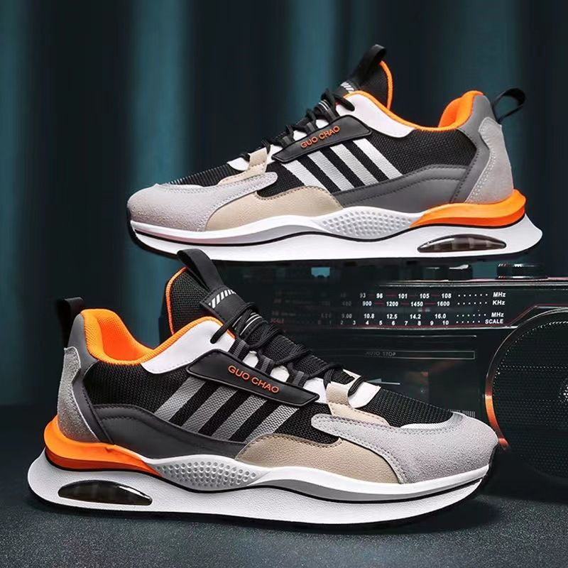 P7 2023 Spring New Breathable Mesh Sneakers Casual And Versatile Men's Korean Travel Running Shoes, Trendy Shoes_voghion.com