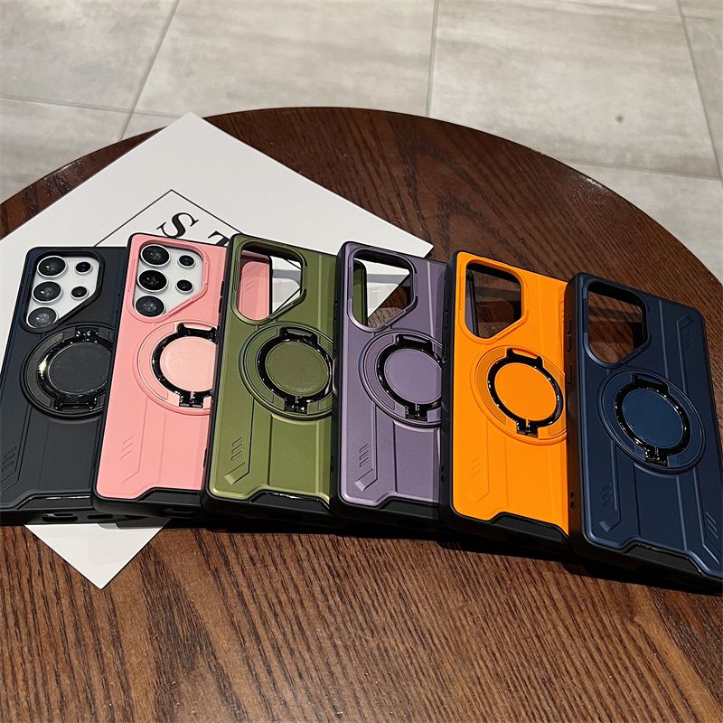 Capa magnética para Galaxy S22 Ultra com proteção para câmera Samsung S25 S24 S23 Plus_voghion.com