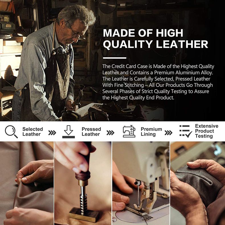Rfid Genuine Leather Men Wallets Fashion Card Holder Trifold Money Bags Smart Slim Thin Coin Pocket Wallet Purse_voghion.com