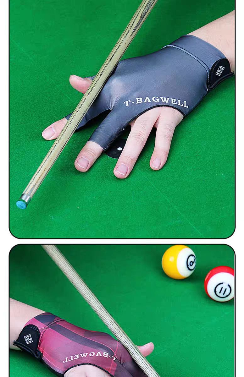 Gloves Full High-end Anti-slip Fingerless Table Tennis Billiard Supplies Thin Snooker Three Finger Breathable_voghion.com
