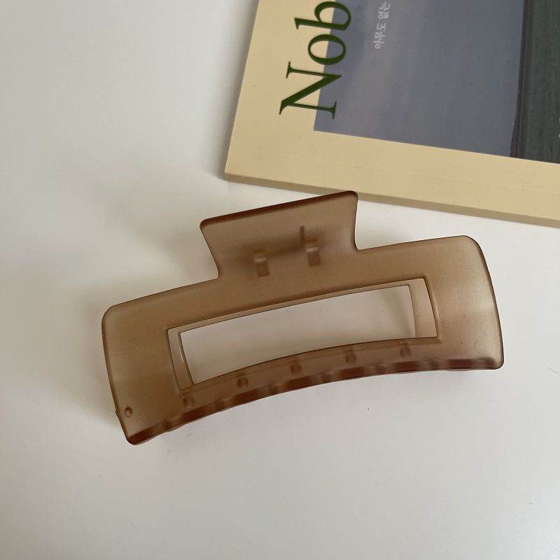 Pince à cheveux en forme de disque pour cheveux de couleur curry, accessoire de coiffure pour célébrités d'Internet coréennes, pince à cheveux en forme de requin, pince à frange, arrière de la tête pour femmes, automne_voghion.com