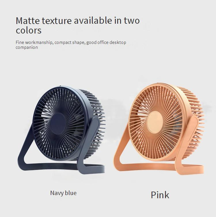Wentylator biurkowy USB - duży przepływ powietrza i cicha praca do biura i dla studentów Regulowany kąt nachylenia dla optymalnego przepływu powietrza_voghion.com