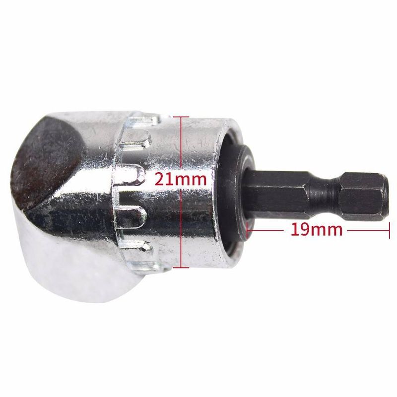 Adattatore per cacciavite flessibile a 105 gradi - Attacco universale magnetico in acciaio Cr-V per spazi ristretti e fissaggio angolato_voghion.com