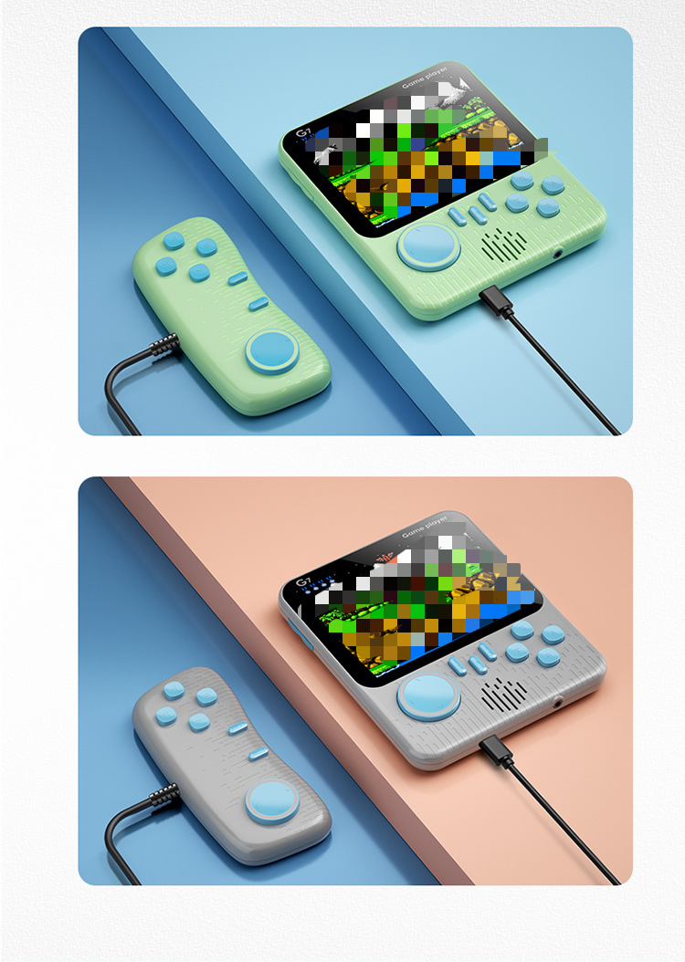 Handheld Gaming Console Ultra-Thin G7 Retro Portable Game Console with 666 Classic Games, HD Color Screen, FC Game Cartridge Console_voghion.com