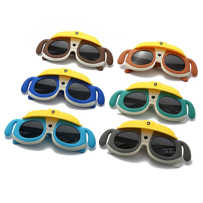 2024 Children's Cute Cartoon Dog Youth Polarizing Mirror Student Sunglasses 8148_voghion.com