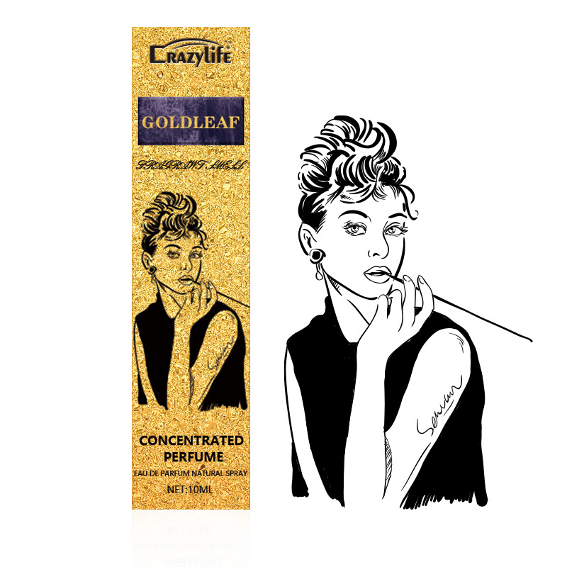 Crazylife pheromone perfume gold leaf perfume pheromone heterosexual flirting perfume_voghion.com