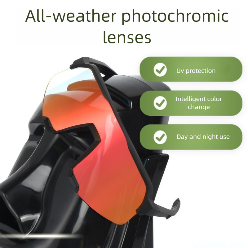 Professional Cycling Glasses Colorful Color Changing Large Lens Day And Night Unisex Sunglasses Running Mountaineering_voghion.com