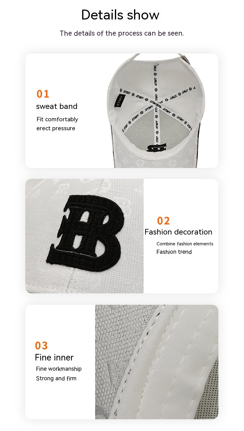 Chapeau de Baseball pour femmes, nouveau chapeau polyvalent pour les saisons d'automne et d'hiver, grande circonférence de la tête, chapeau en langue de canard, 2023_voghion.com
