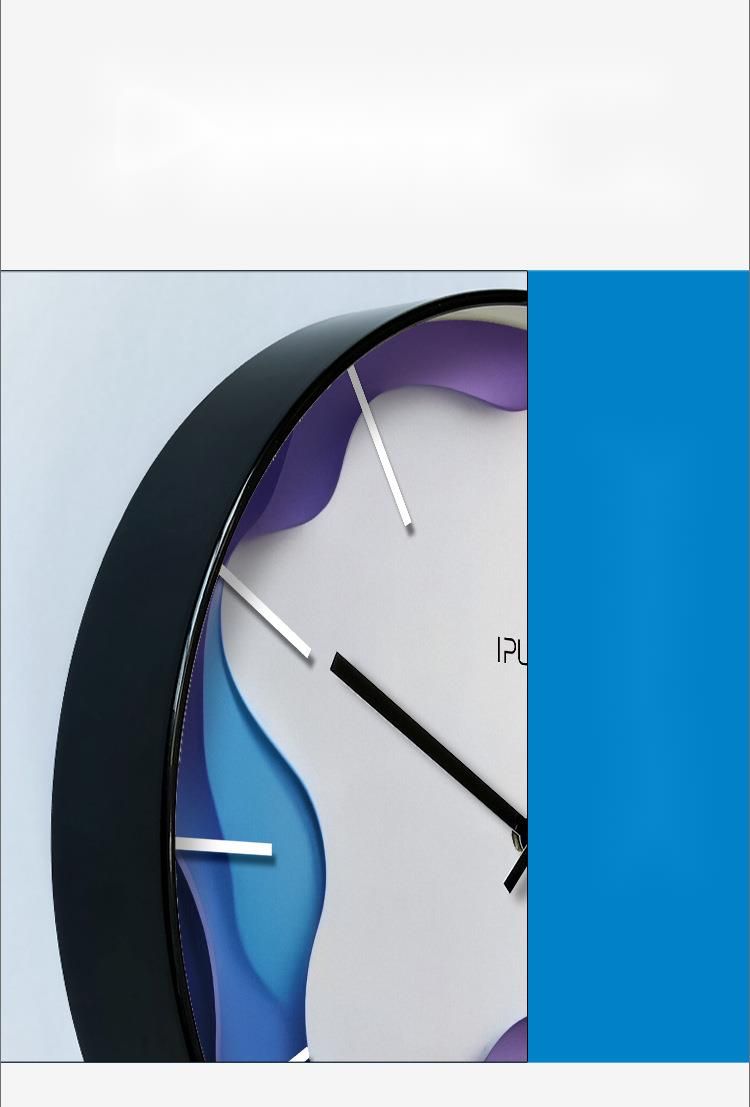 Yipula 7023 Living Room Home Fashion Creative New Modern Wall Hanging Nordic Quartz Clock_voghion.com