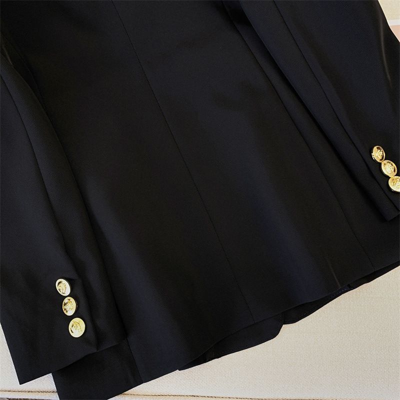 Damenbekleidung Große Größe Modisches Temperament Lockerer High-End-Anzug Schlanke Oberteile Altersreduzierende Anzugjacken_voghion.com