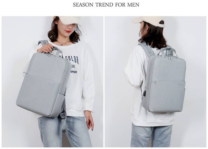 Women's Backpack Men's Business Smart Usb Computer Backpack Shoulder Travel Bag Backpack_voghion.com