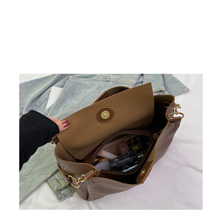 Borse da donna, due pezzi, grande capacità, nuova borsa da pendolare alla moda, semplice borsa a tracolla casual per donna_voghion.com