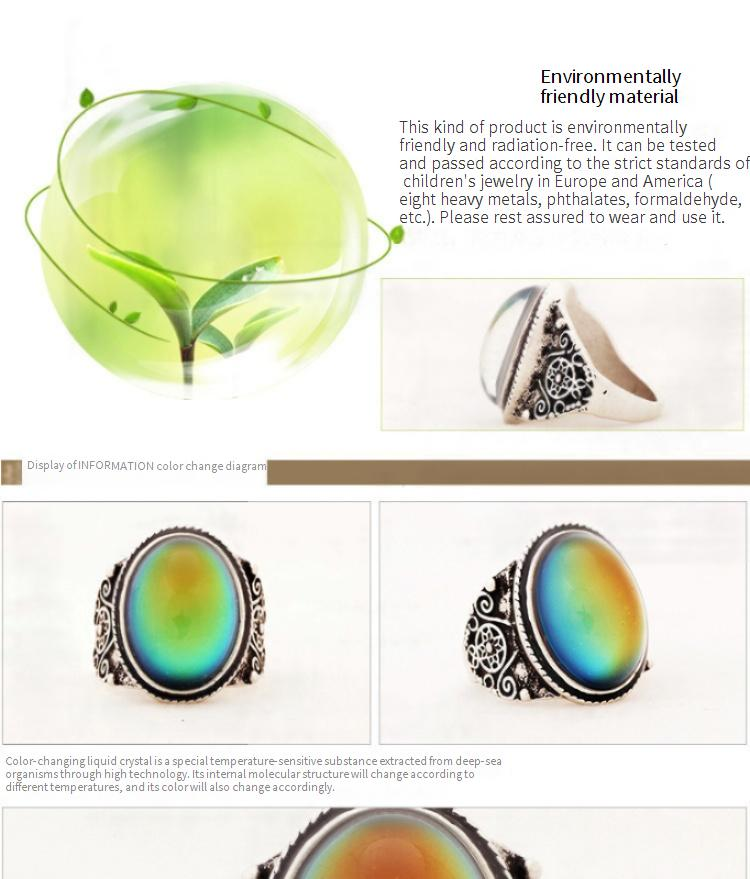 Rings Heart Emotion Temperature Color Changing Retro Ring Jewelry Ring_voghion.com