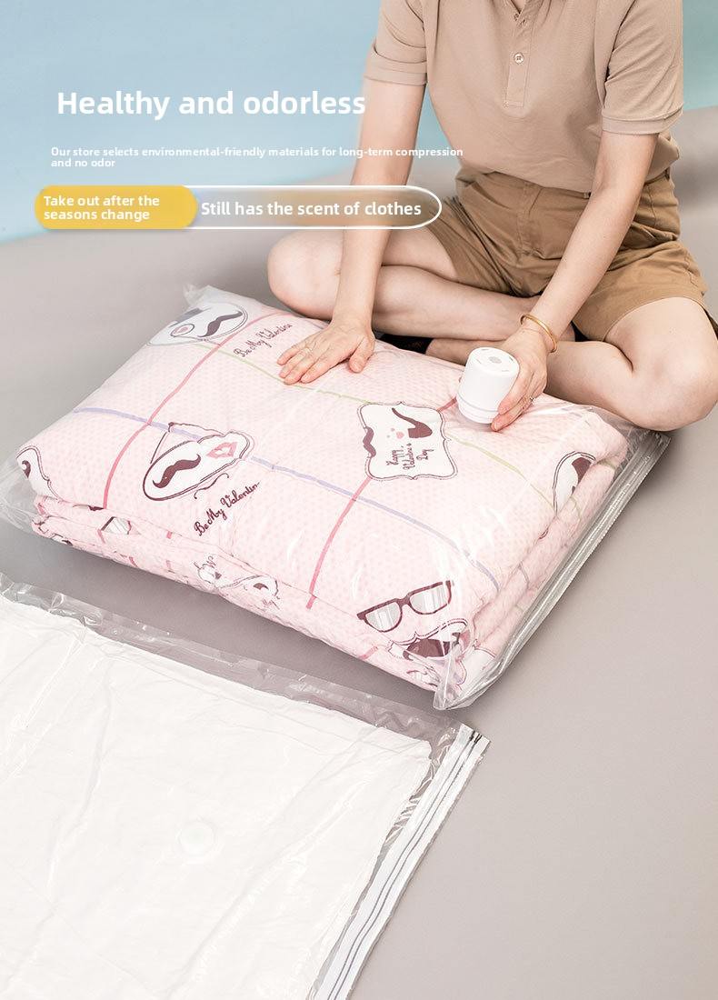 Vacuum Storage Bags – Space-Saving Compression Bags For Clothes, Blankets & Bedding, 4 Sizes (Small/Medium/Large/X-Large), Durable PA+PE Material_voghion.com