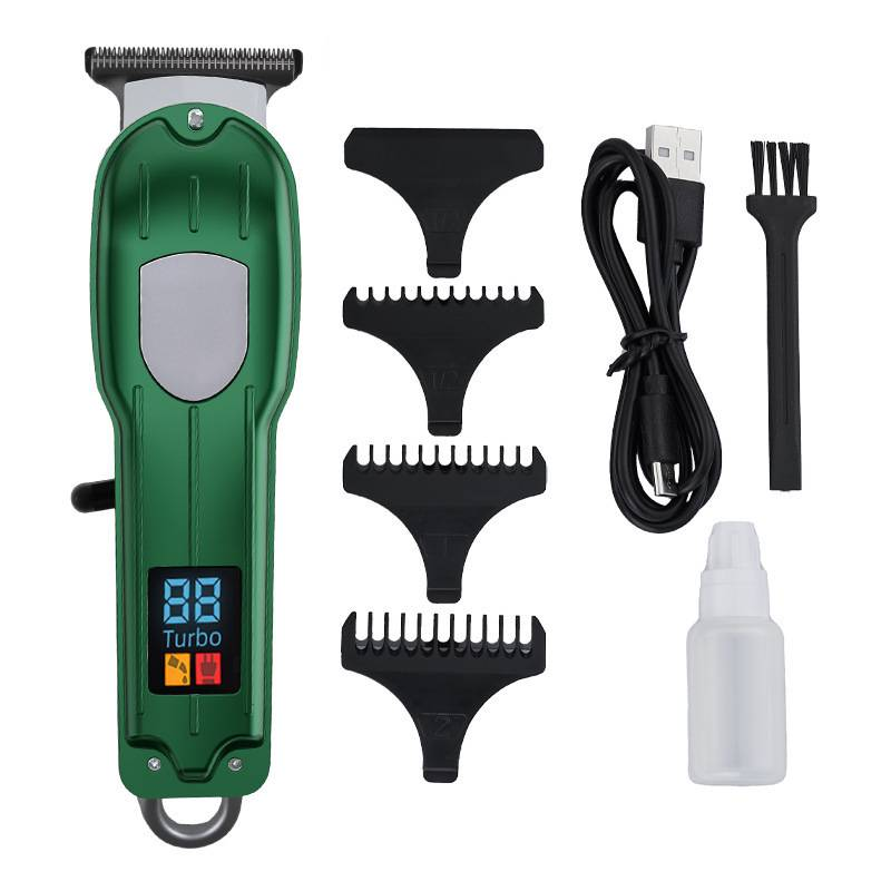 Professional Cordless Hair Clipper For Men & Women - Rechargeable Titanium Alloy Blade, Adjustable, Quiet, Waterproof, For Home & Pet Grooming_voghion.com