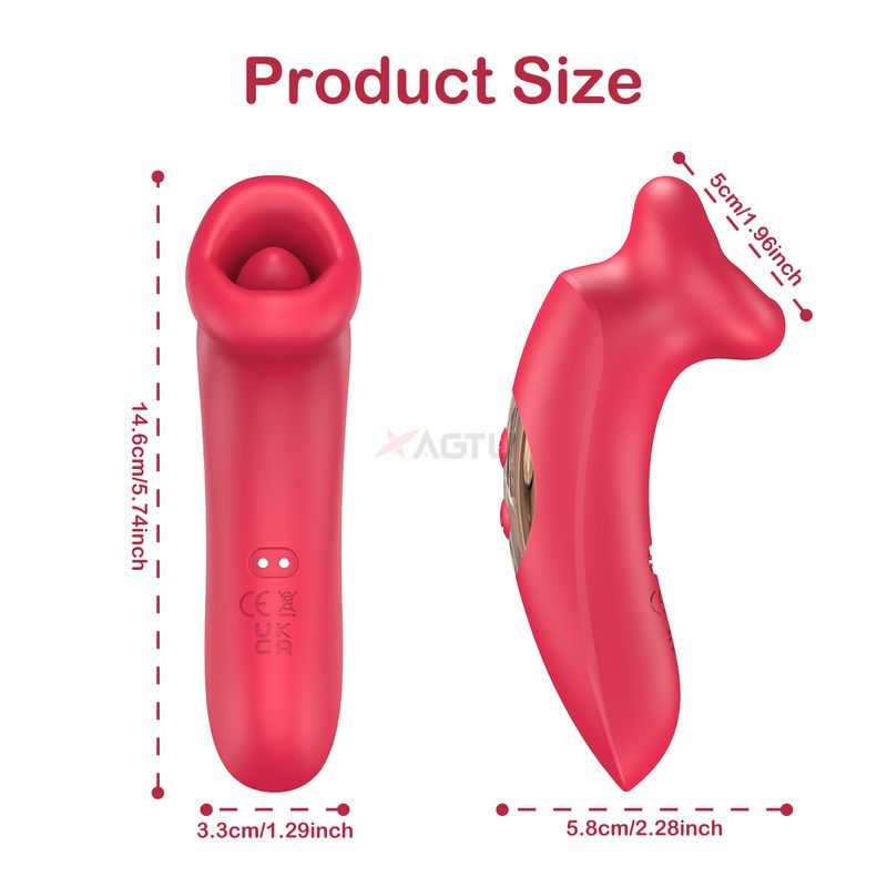 Tongue Licking Clitoral Rose Vibrator, Sex Toys Vibration Stimulator For Women Licking Adult Toy 10 Speed Vibrating, For Couples Female For Her_voghion.com