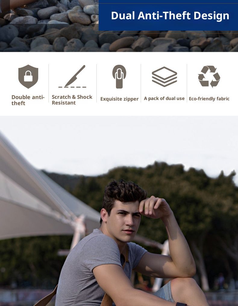 Vintage-Kameratasche aus Canvas für DSLR-Fotografie – wasserdicht, diebstahlsicher und stoßfest mit Stativgurt – perfekt für Outdoor-Aktivitäten und Reisen_voghion.com