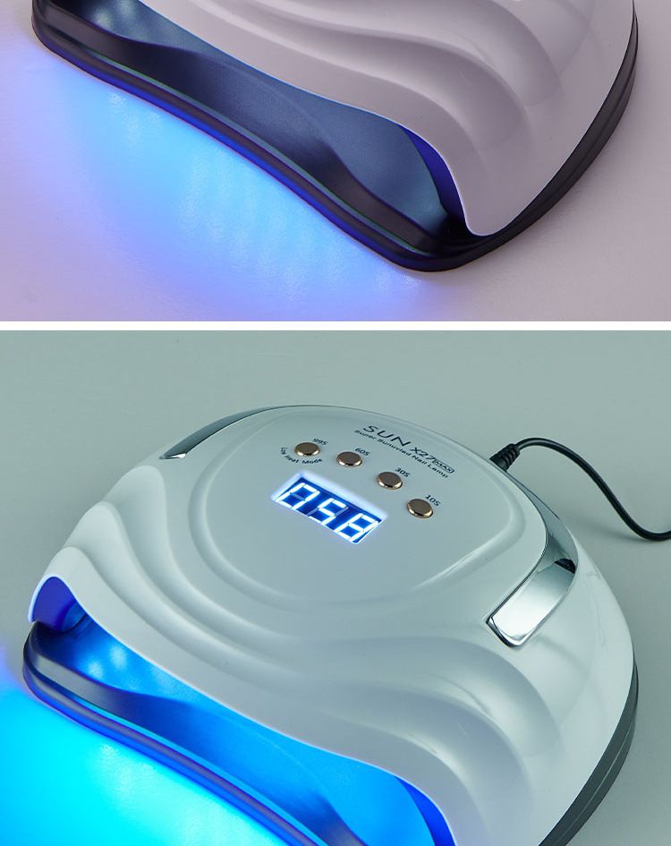 High Power 380W With Handle Polish Gel Curing Nail Salon Special Intelligent Phototherapy Lamp Quick Drying_voghion.com