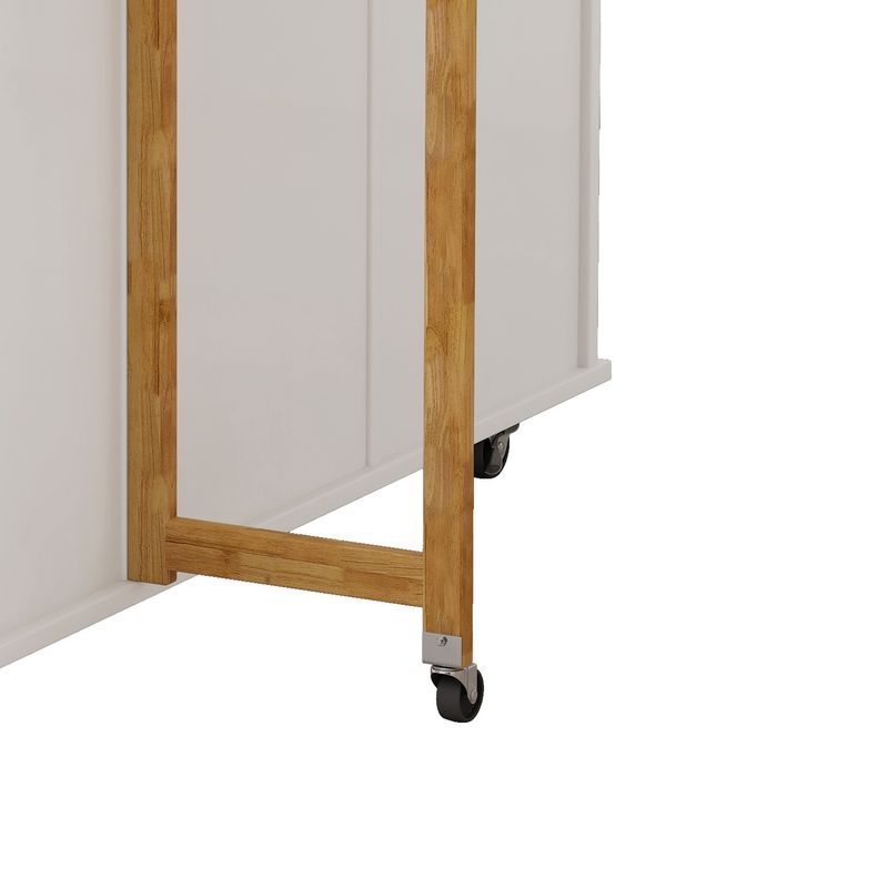 Kitchen Island Cart with 2 Door Cabinet and Three Drawers,43.31 Inch Width with Spice Rack,Towel Rack_voghion.com
