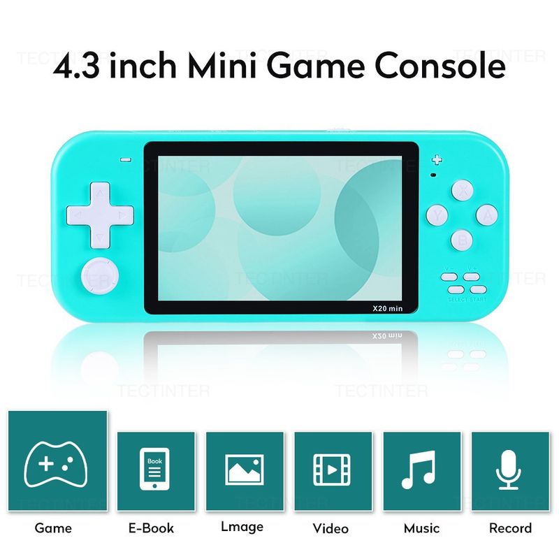 Console arcade nostalgica per videogiochi portatile PSP Cross Mirror X20mini da 4,3 pollici, non switchlite_voghion.com