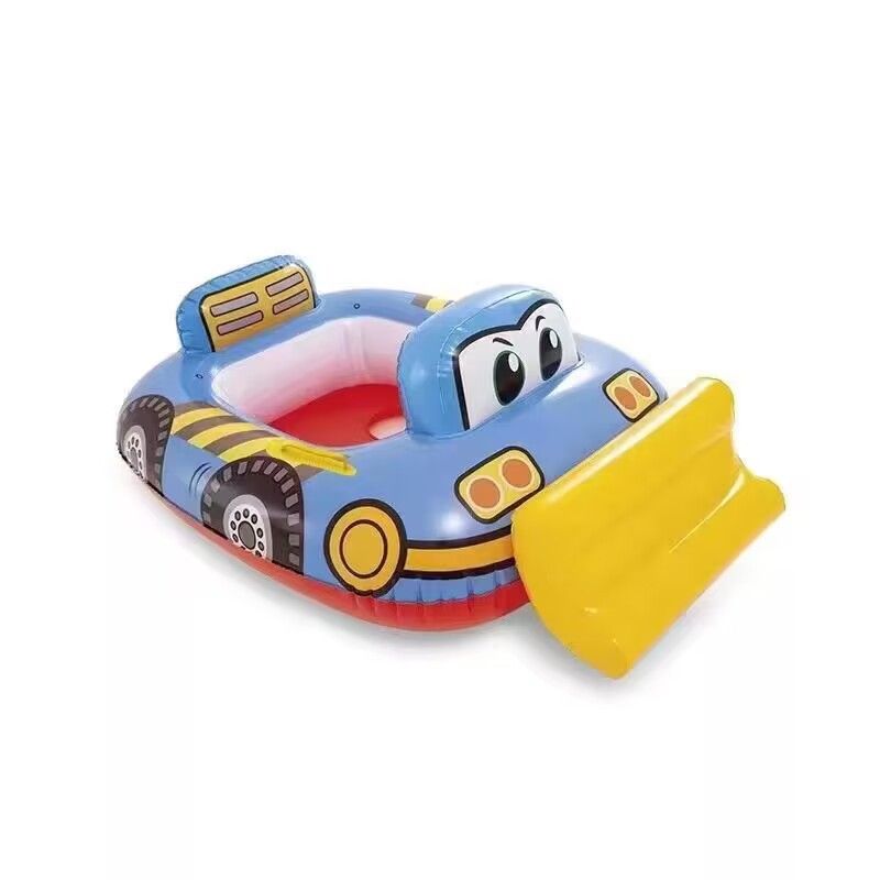 Pool och tillbehör Uppblåsbar simring för barn Extra tjock stor flytande babysits med vattenpistol Säker för pool Beach Play_voghion.com