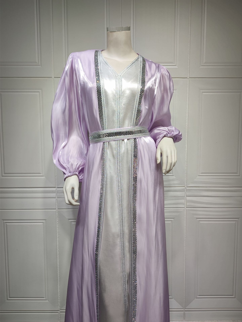 Abbigliamento Donna Moda Donna Abito in raso scintillante_voghion.com