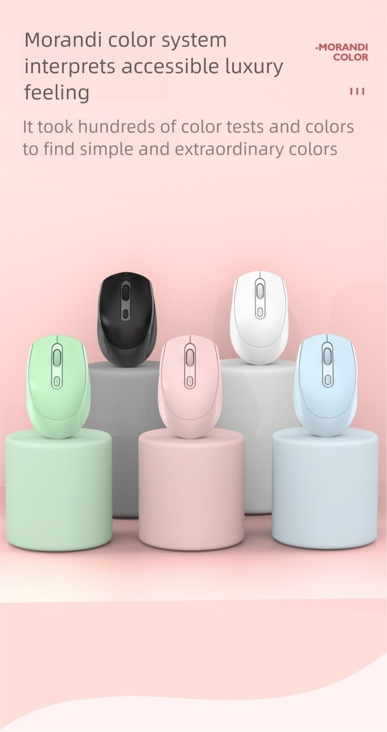 Silent Mouse Ultra Quiet Wireless Interface Battery Charging Bluetooth. Suitable For Huawei_voghion.com