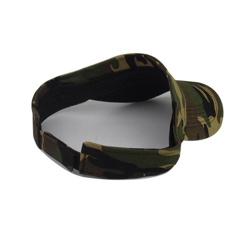 New Polyester Camouflage Beach Top Korean Version Outdoor Sun Hat_voghion.com