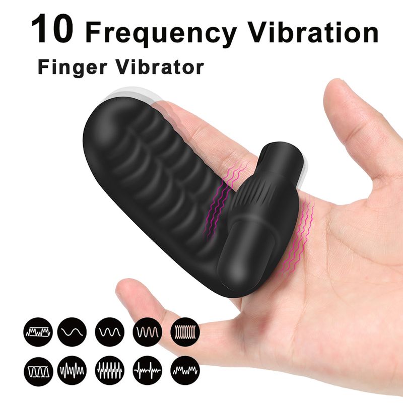 Szexjátékok Ujjvibrátor G-pont masszázs Clit stimuláció Női maszurbátor Nőknek Leszbikus Orgazmus Felnőtt Termékek_voghion.com