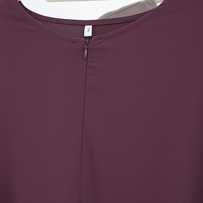 Women's Clothing Solid Color Sleeve Robe_voghion.com