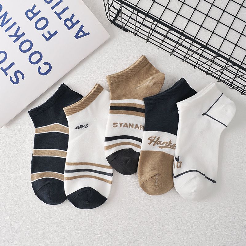 2025d Short Summer Thin Low-Cut Cotton Odor-Resistant Student Shallow Mouth Ins Trend Versatile Men's Boat Socks_voghion.com