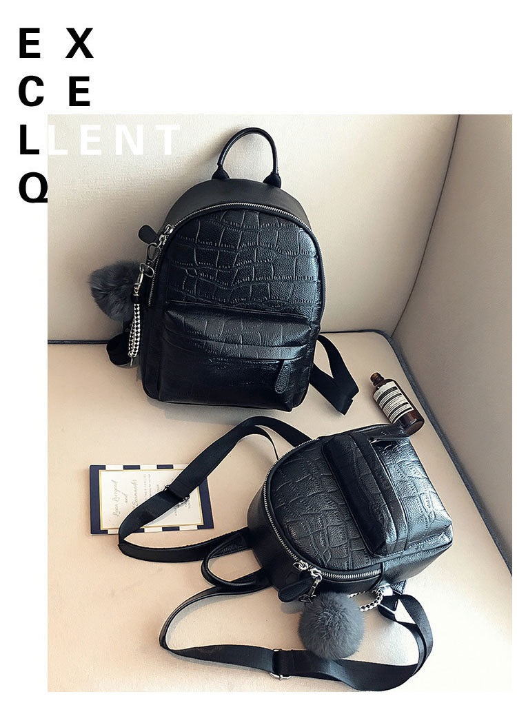 Mini Women PU Leather Cute Small Backpack Female White Back Pack Black Backpacks For Teen Girls Fashion_voghion.com