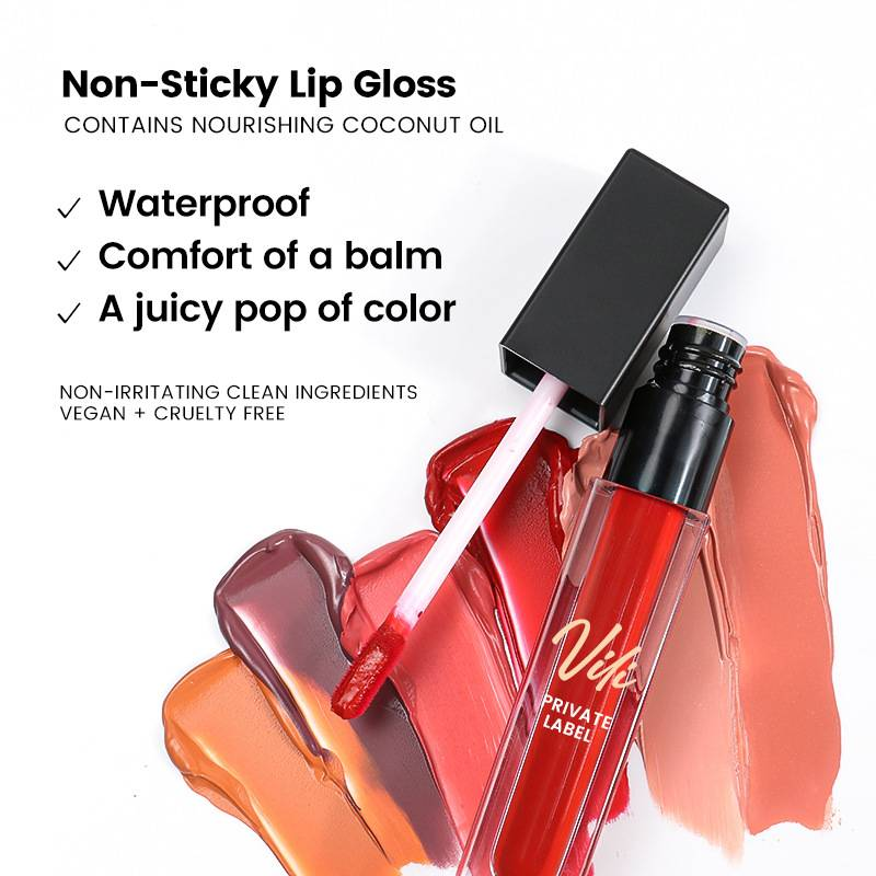 Matte mist lip gloss velvet non-stick cup square tube lip mud_voghion.com